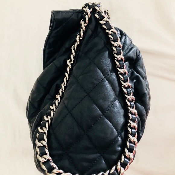 🖤❤️CHANEL Chain Around Lamb Quilted luxury hobo tote bag - Picture 6 of 10